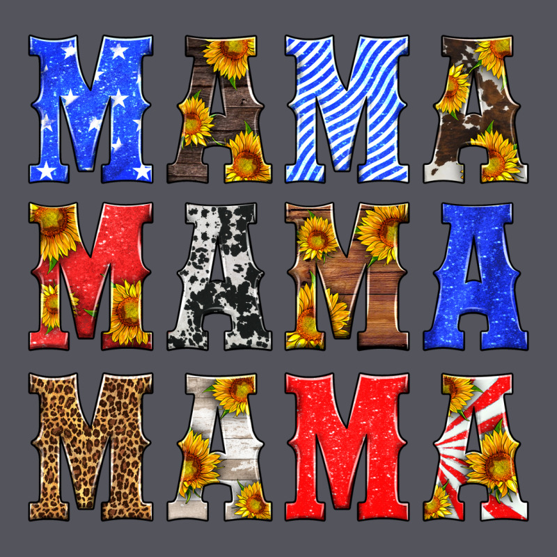 Mama American Flag 4th Of July Vintage Hoodie by HRA Design Shop | Teevron