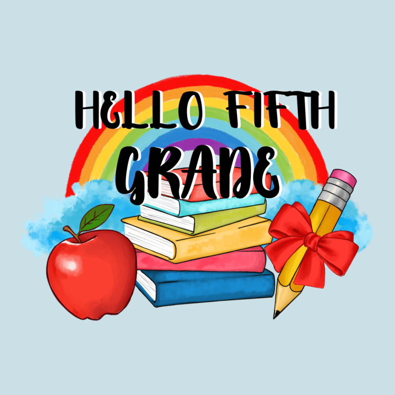 Back To School Hello Fifth Grade 3200x2400 Ladies Tee by AdoDesignShop | Teevron
