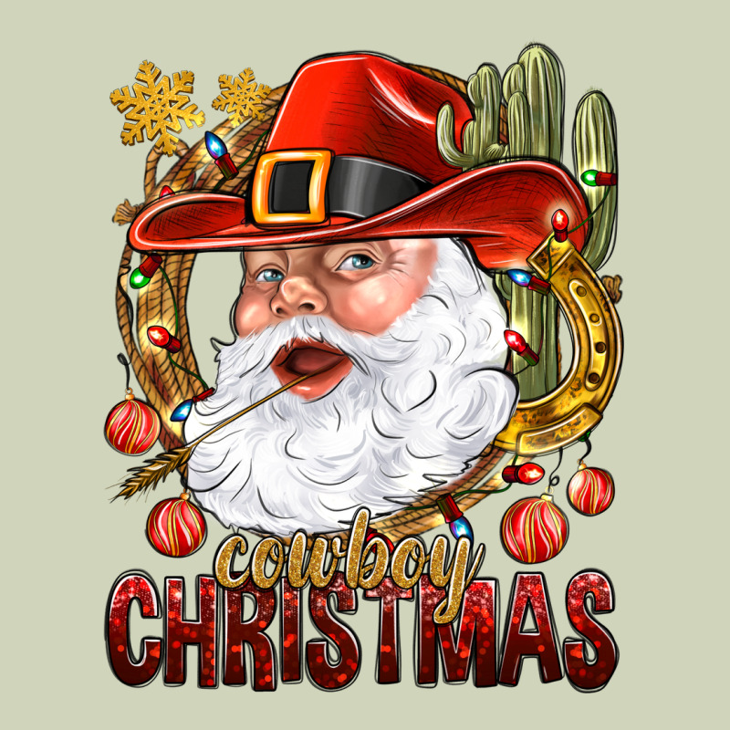 Cowboy Christmas Santa Heavyweight Hoodie by BundleAndBundleShop | Teevron