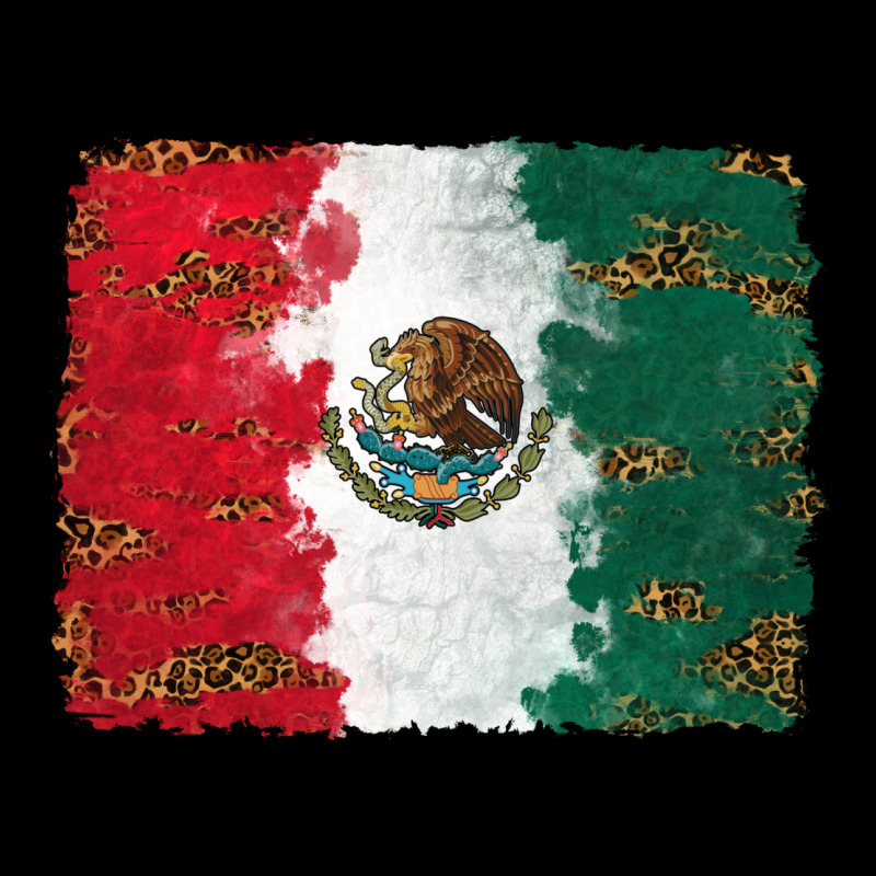 Mexican Flag With Leopard Heavy Core Tee by RanaPortraitStore | Teevron
