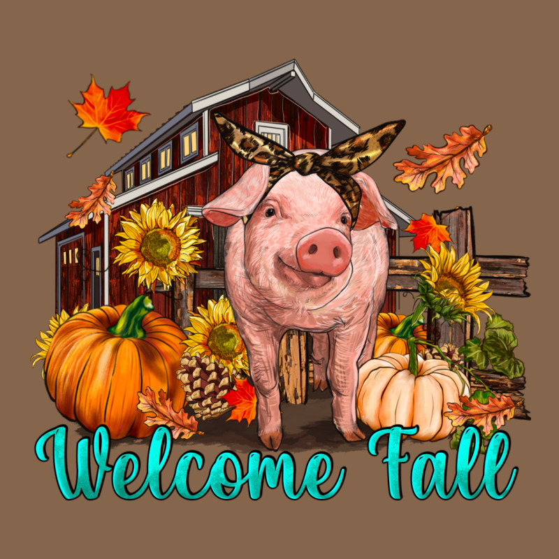 Welcome Fall Pig Premium Tee by RanaPortraitStore | Teevron