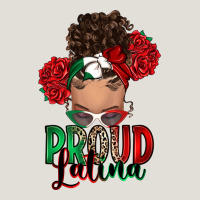 Proud Latina Messy Bun Heavy Core Tee | Teevron