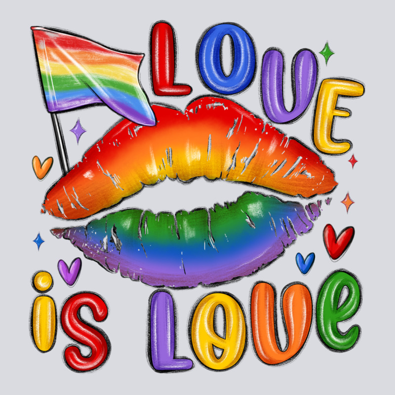 Love Is Love Lips Zipper Hoodie by MaliasSmallBusiness | Teevron
