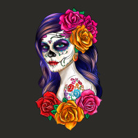 Sugar Skull Girl Heavy Core Tee | Teevron