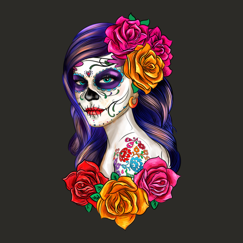 Sugar Skull Girl Heavy Core Tee by RanaPortraitStore | Teevron