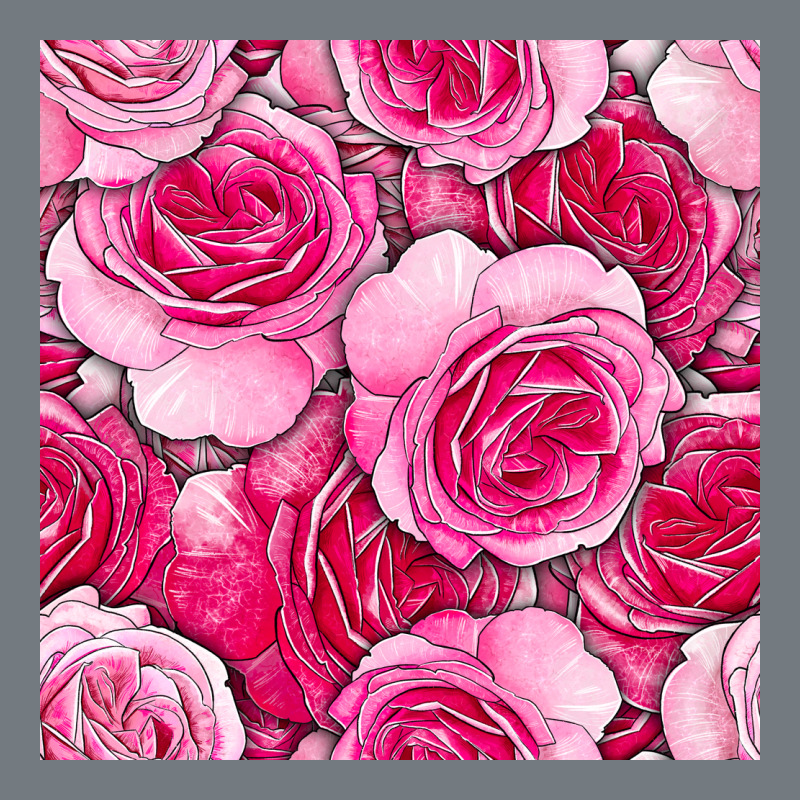 Valentines Day All Dress Up Roses Seamless Pattern Heavyweight Sweatshirt by BundleAndBundleShop | Teevron