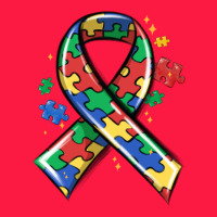 Autism Puzzle Ribbon Zipper Hoodie | Teevron