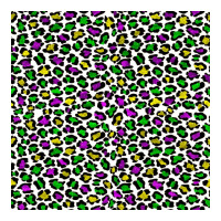 mardi gras leopard  seamless pattern | Teevron