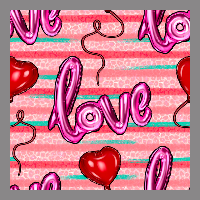 Valentines Day Heart And Love Balloons Seamless Pattern Vintage Tee by BundleAndBundleShop | Teevron