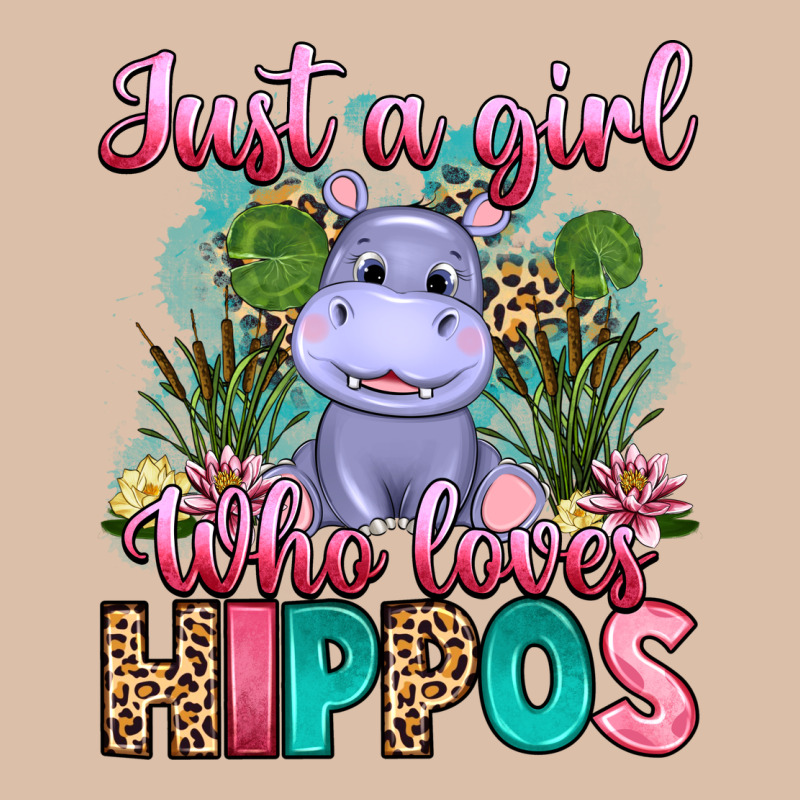 Just A Girl Who Loves Hippos Urban Heavy Tee by Artiststas | Teevron