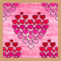 Valentines Day Hearts Seamless Pattern Vintage Tee | Teevron