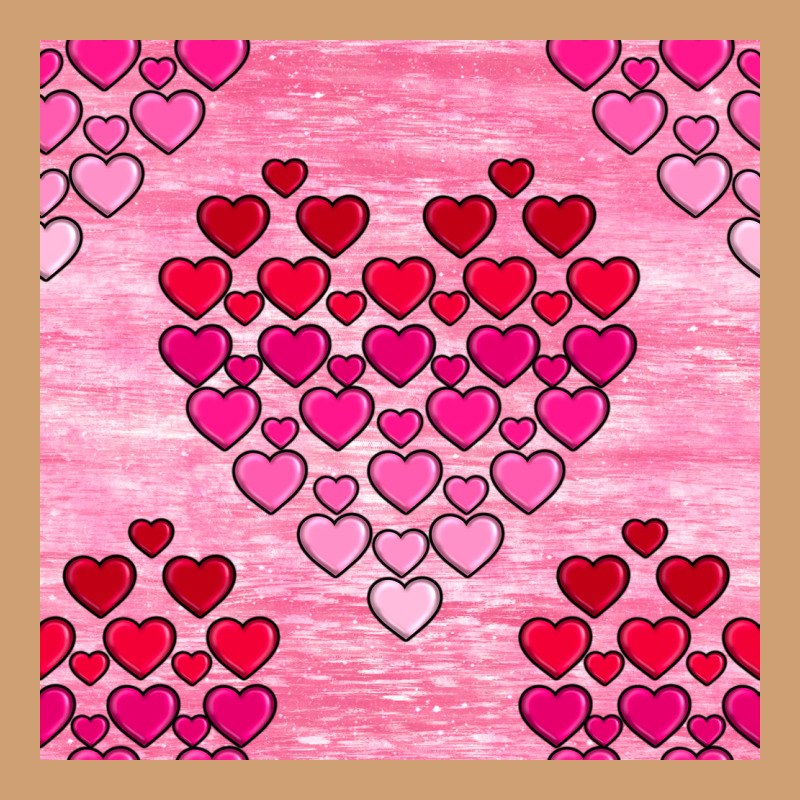 Valentines Day Hearts Seamless Pattern Vintage Tee by BundleAndBundleShop | Teevron