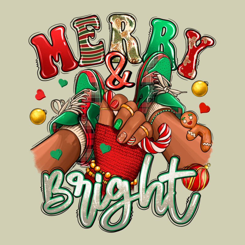 Merry And Bright Black Kid Sneakers Heavy Core Tee by RanaPortraitStore | Teevron