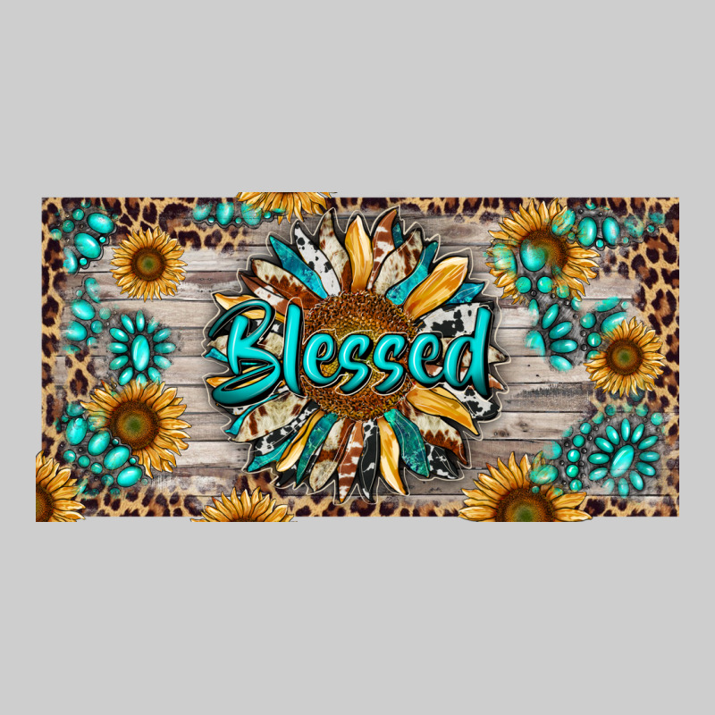Blessed With Sunflower And Gemstone Premium Tee by RanaPortraitStore | Teevron