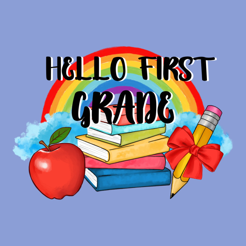 Back To School Hello First Grade 3200x2400 Long Sleeve Tee by AdoDesignShop | Teevron