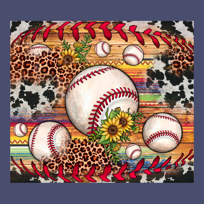 Baseball Leopard Cowhide Sunflower Vintage Tee by JahusDesignShop | Teevron