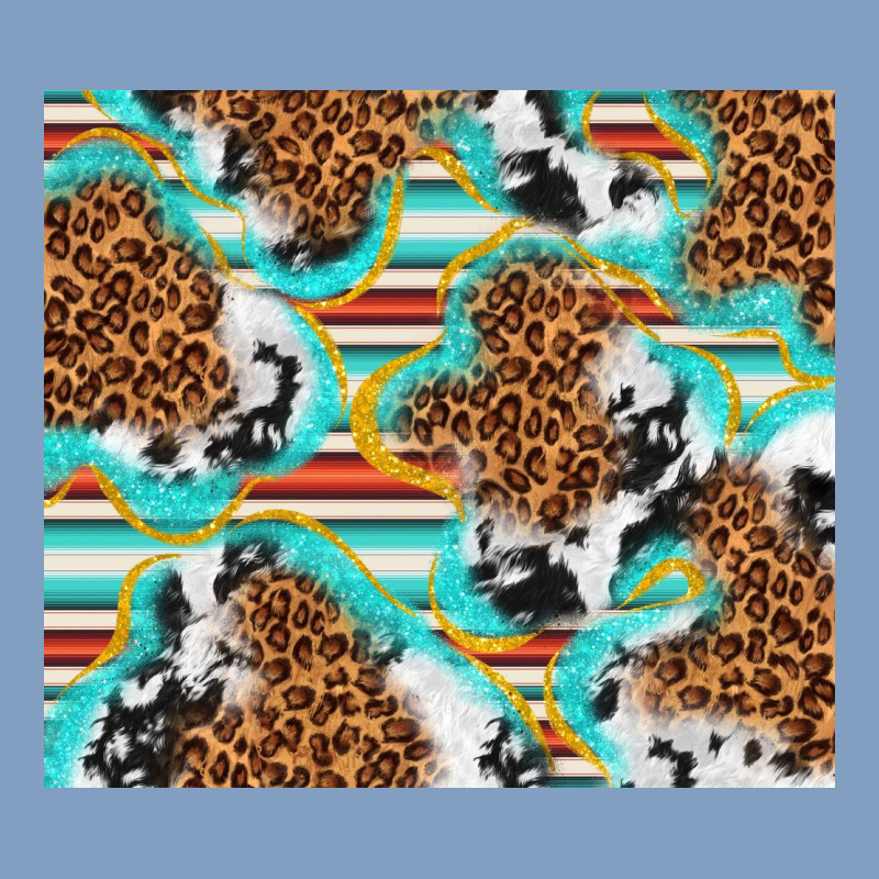 Serape Cowhide And Leopard With Glitter Urban Hoodie by TumblerDesignByShophia | Teevron