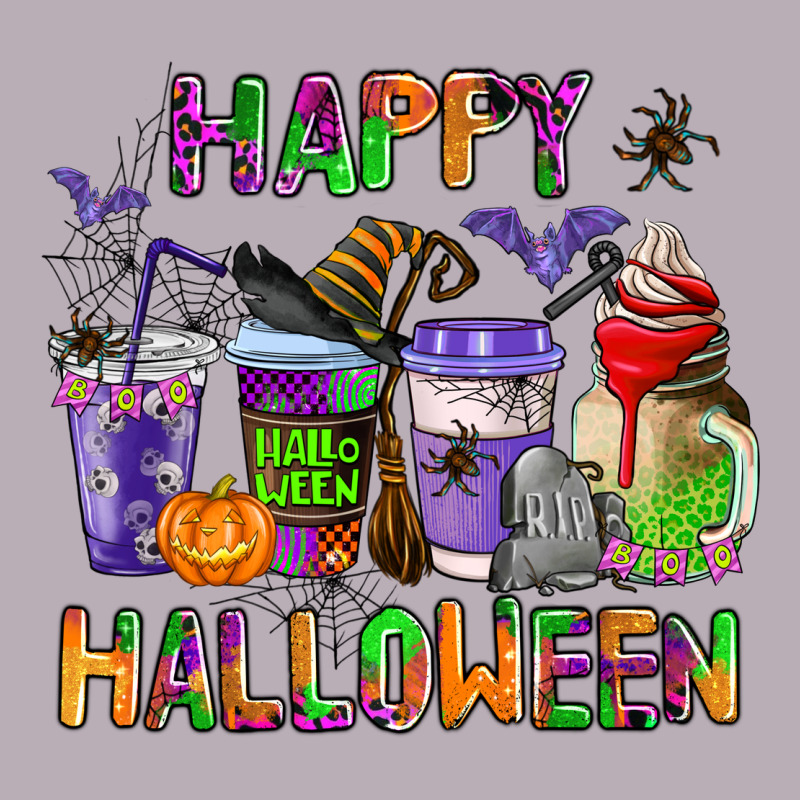 Happy Halloween Coffee Cups Vintage Tee by AdoDesignShop | Teevron