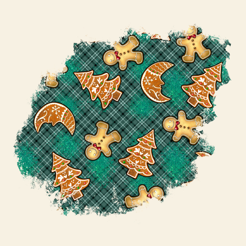 Christmas Gingerbread Cookies Patch Vintage Tee by BundleAndBundleShop | Teevron
