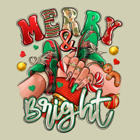 Merry And Bright Caucasian Girl Sneakers Heavy Core Tee | Teevron