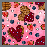 Valentines Day Waffles Seamless Pattern Heavyweight Sweatshirt | Teevron