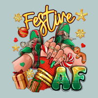 Festive Af Christmas Caucasian Girl Sneakers Heavy Core Tee | Teevron