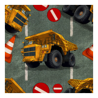dump truck seamles pattern | Teevron