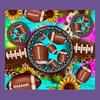 Football Tie Dye Gemstone Sunflower Vintage Tee | Teevron