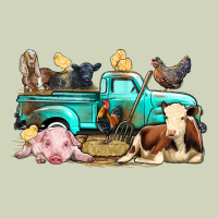Farm Animals Truck Heavyweight Hoodie | Teevron