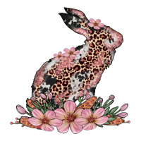 bunny with blossom flower | Teevron