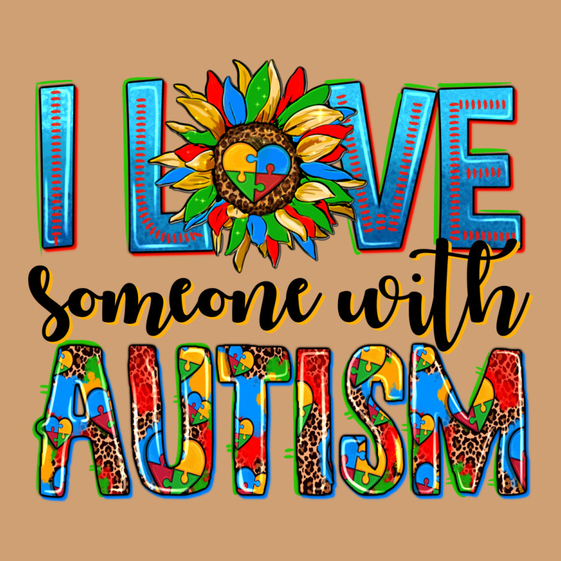 ı Love Someone With Autism Vintage Tee by AdoDesignShop | Teevron