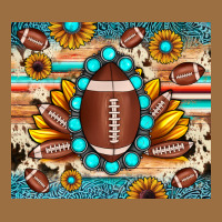 Football Cowhide Sunflower Vintage Tee | Teevron