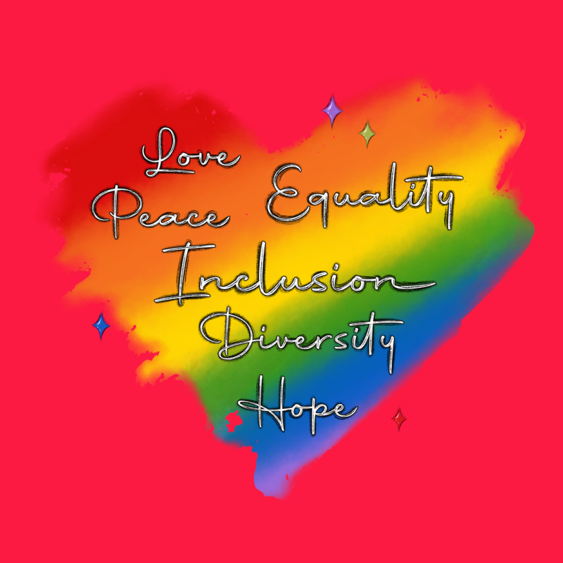 Kindness Equality Peace Love Inclusion Diversity H Zipper Hoodie by MaliasSmallBusiness | Teevron