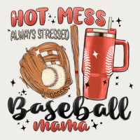 Hot Mess Always Stressed Baseball Mama Stanley Cup Zipper Hoodie | Teevron