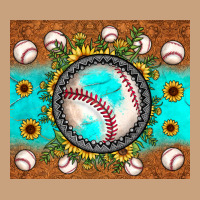 Baseball Turquoise Sunflower Vintage Tee | Teevron