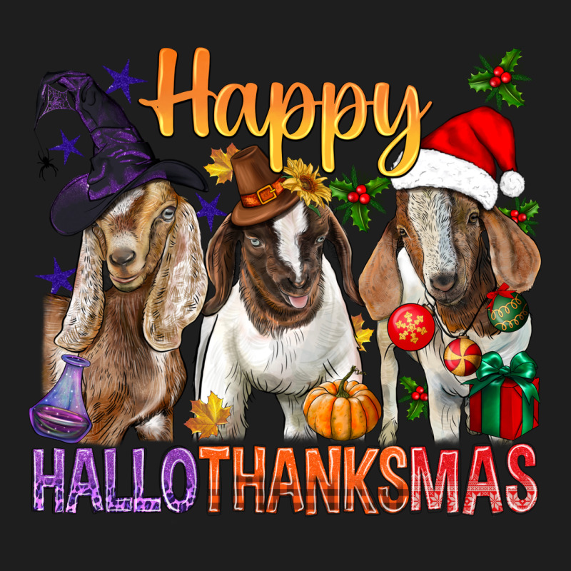 Happy Hallothanksmas Goats Heavyweight Hoodie by BundleAndBundleShop | Teevron