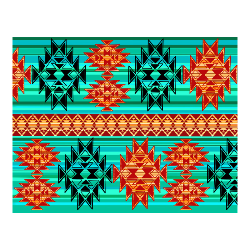 Aztec Pattern Background 3200x2400 Ladies Tee by AdoDesignShop | Teevron
