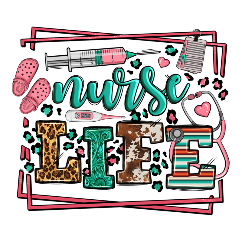 Nurse Life Leopard Frame Classic Tee by LillyAllenDesigns | Teevron