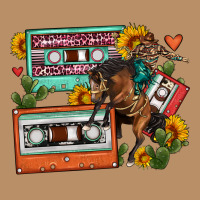 Rodeo Sunflower Cactus Cassette Vintage Hoodie | Teevron
