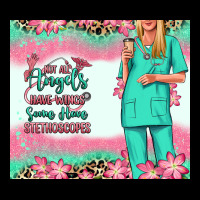 Not All Angels Have Wings Blonde Nurse Heavy Core Tee | Teevron