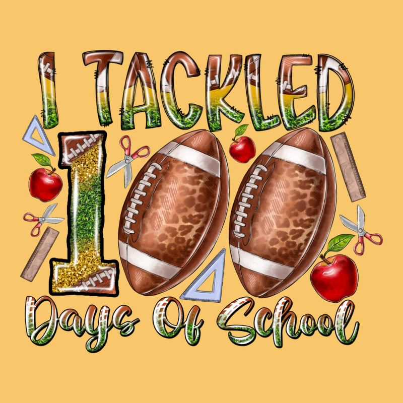 I Tackled 100 Days Of School Vintage Hoodie by RacoonDesign | Teevron