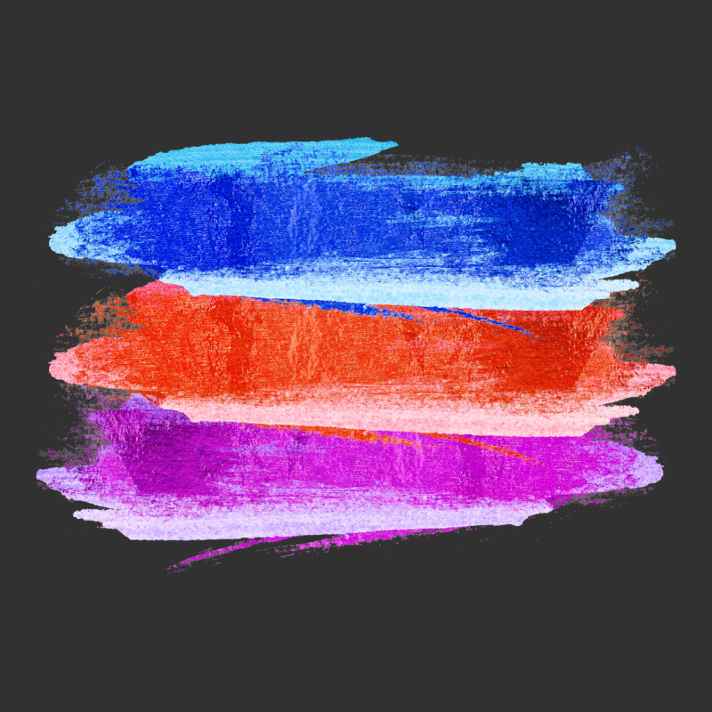 Blue Orange Purple Colored Triple Brush Strokes Urban Heavy Tee by Bettercallsaul | Teevron