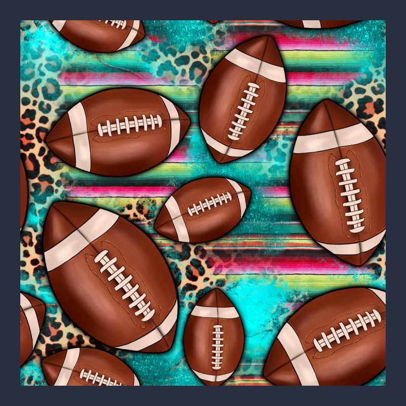 Football Leopard Turquoise Seamless Pattern Heavyweight Sweatshirt by JahusDesignShop | Teevron