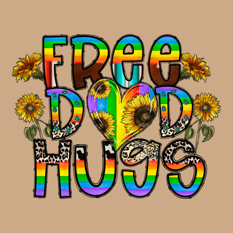 Free Dad Hugs Vintage Hoodie by CowhideDigitalArt | Teevron