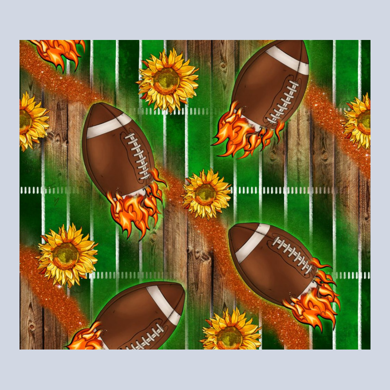 American Football With Sunflower Tumbler Premium Sweatshirt by BundleAndBundleShop | Teevron