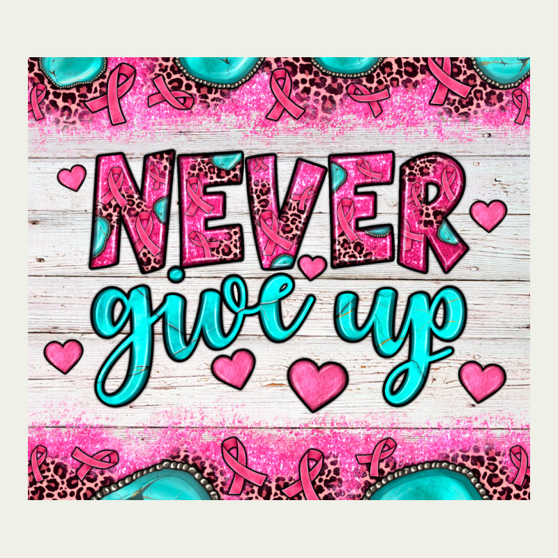 Never Give Up Urban Heavy Tee by JahusDesignShop | Teevron