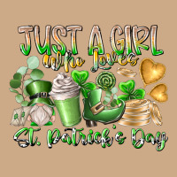 Just A Girl Who Loves Saint Patrick's Day Vintage Hoodie | Teevron