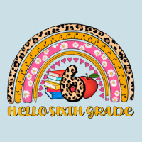 Back To School Rainbow Hello Sixth Grade Ladies Tee | Teevron