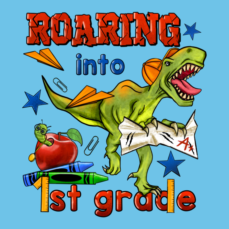 Roaring Into 1st Grade Premium Sweatshirt by BundleAndBundleShop | Teevron