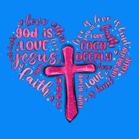 Jesus Is Love Heart Cross Valentines Day Zipper Hoodie | Teevron